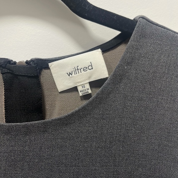 Wilfred gray dress with zippers. - Picture 2 of 3